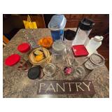 Assorted Storage Containers and Misc. Kitchen Items