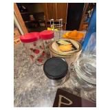 Assorted Storage Containers and Misc. Kitchen Items