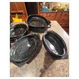 Assorted Graniteware Rosters