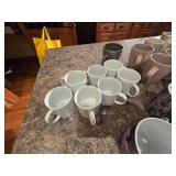 Assorted Mugs and Thermal Cups