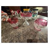 Fitz and Floyd Collectable Snowman Cookie Jar, Rare Vintage Glassware and Christmas Theme Storage Containers