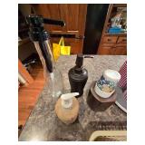 Assorted Kitchen Items, Food Wrap and Storage, Napkin and Cup Holder Etc.