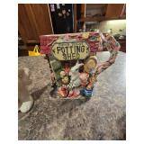 Fitz and Floyd Pig Cracker Tray, Pig Cookie Jar, Vintage Decor and Serving Dishes