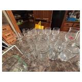 Assorted Glassware