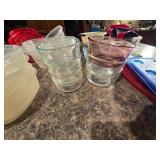 Assorted Storage Containers, Small Serving Dishes, Electric Mixer, Etc.