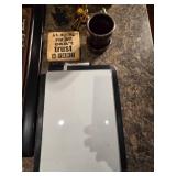 Assorted Home Decor, Napkin Rings, Refrigerator Magnets, Etc.