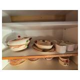 Vintage Franciscan Apple Serving Set