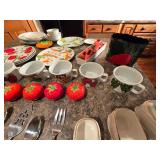 Vintage Shafford Originals Serving Items, Platters, Plates, Bowls, Napkin Holders, Salt & Pepper Shakers, Etc.