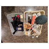 Assorted Electrical Items and Assorted Flashlights