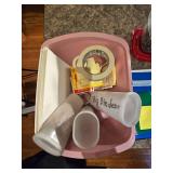 Assorted Office Supplies, Staplers, Pens, Markers, Scissors, Tape, Etc.