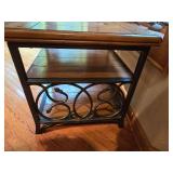 Rustic Wooden End Table