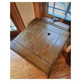 Rustic Wooden End Table