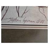 Large Framed Print by Stephen Lyman "A Walk in the Woods"