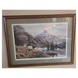 Signed Framed Print "Wilderness Challenge"