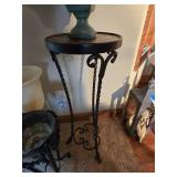 Assorted Home Decor, Table Pot, Holder Fake Plant and Lamp