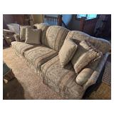 Couch and Loveseat Set with Decorative Pillows