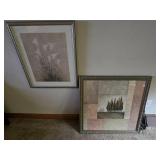 (2) Framed Decorative Pictures