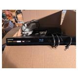 Samsung Blu-ray Player, Samsung Powered Sub and Speaker, Misc. Cords and Accessories