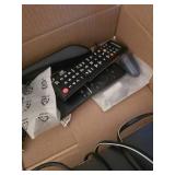 Samsung Blu-ray Player, Samsung Powered Sub and Speaker, Misc. Cords and Accessories