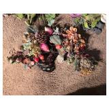 (3) Decorative Floral Items