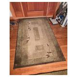 (5) Decorative Rugs, (2) Matching Hallway Rugs, (1) Brown Hallway Rug