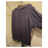 Assorted Sportsman Related Long Sleeve Shirts & Sweat Shirts, X-Large-XXL