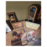 Assorted Decorative Pictures and Mirrors