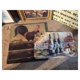 Assorted Decorative Pictures and Mirrors