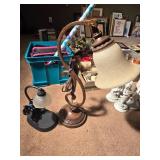 Heavy Cast Iron Lamp and Desk Lamp