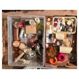 (2) Boxes of Misc. Candles and Decorative Items