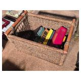 Nice Quality Basket and Misc. Books