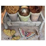 Shelf and Assorted Decorative Items