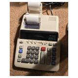 Electronic Printing Calculator and Small Space Heater