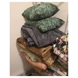 Misc. Bedding, Blankets, Sheets, Pillows Etc.