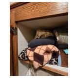 Assorted Linens, Blankets, Sheets, Etc.