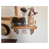 Misc. Items on Wall, Clock, Shelf, Figurines, Etc.