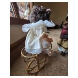 Vintage Dolls One on Tricycle