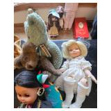 Assorted Dolls and Accessories