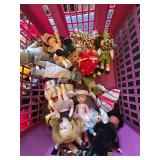 Large Lot of Assorted Miniature Dolls