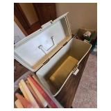 Assorted Candles and Storage Container