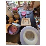 Assorted Candles and Home Decor Items