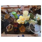 Assorted Candles and Home Decor Items