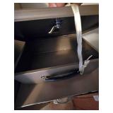 3 Drawer Locking Metal Filing Cabinet and Small Locking Storage Bin Both with Keys