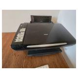 Computer Desk with Chair, Apple Keyboard and Epson Printer (untested)