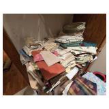 Large Lot of Various Size Towels and Other Linens