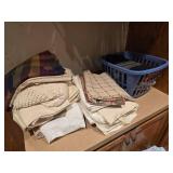 Large Lot of Assorted Table Clothes