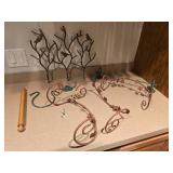 Assorted Decorative Items, Paper Towel Holders