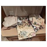 Assorted Curtains and Fabric