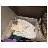 Assorted Curtains and Fabric