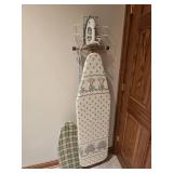 Hanging Ironing Board and Iron with Small Ironing Board